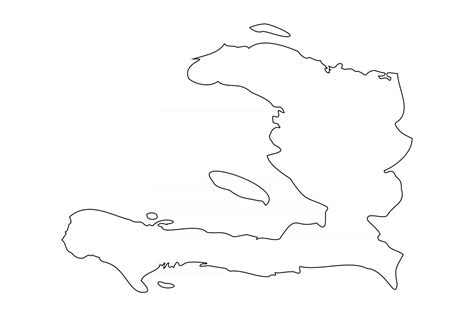 haiti map outline png
